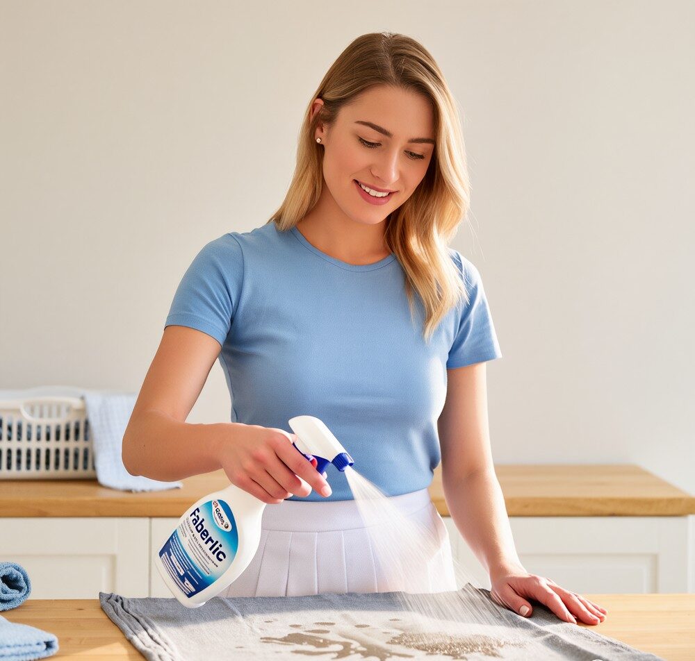 Спрей-пятновыводитель Faberlic для удаления сложных пятен